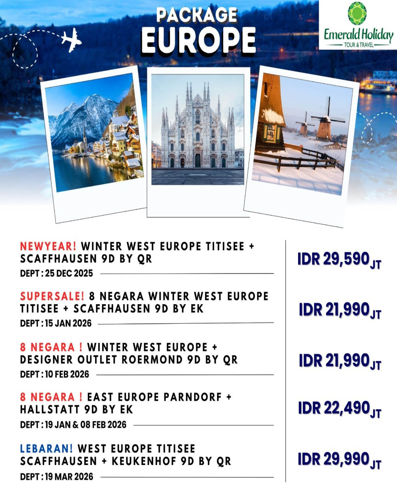 Europe Winter & Spring